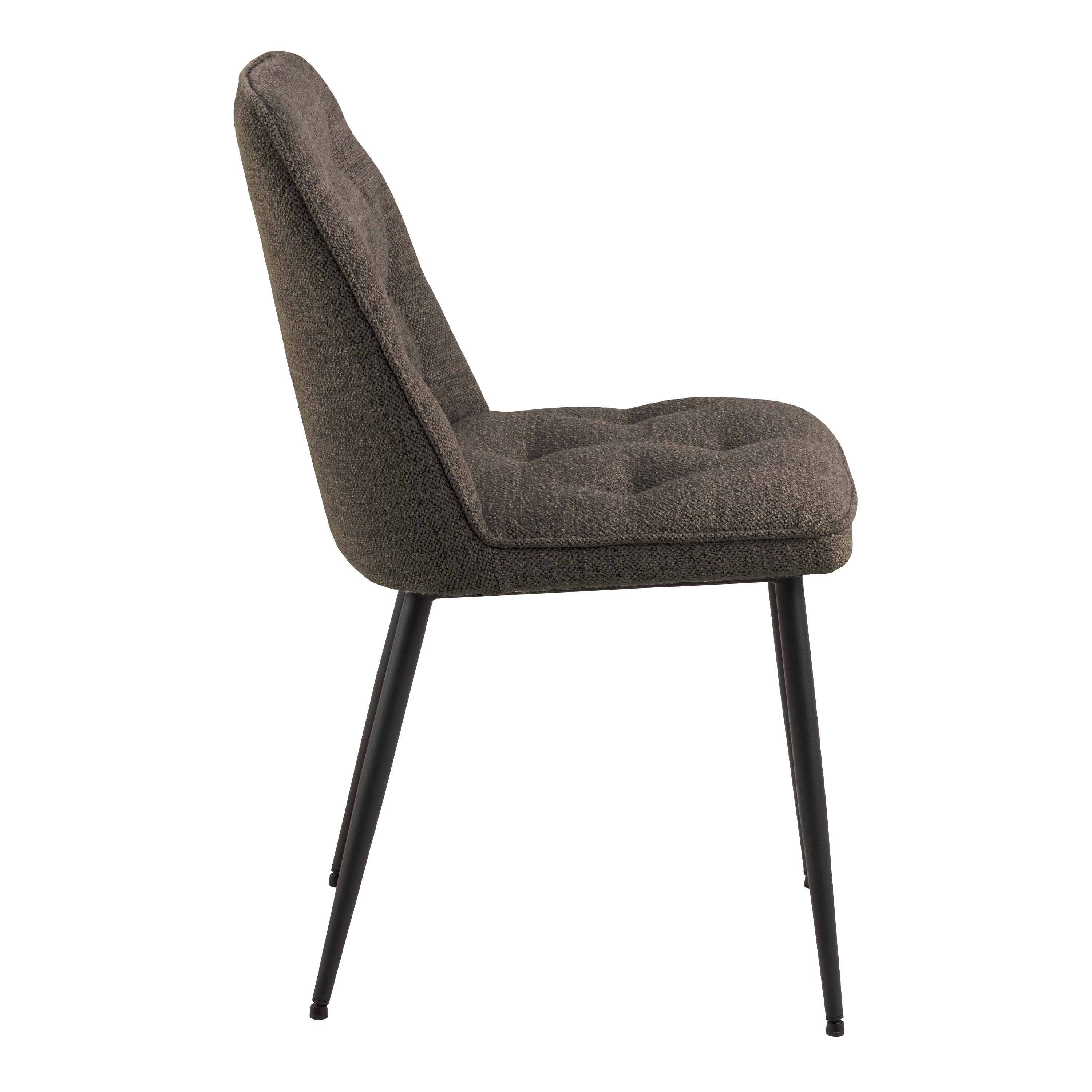 Wicklow Ceramic Dining Table Brown/Black 140x80cm includes 4 Brooke Dining Chairs in Taupe