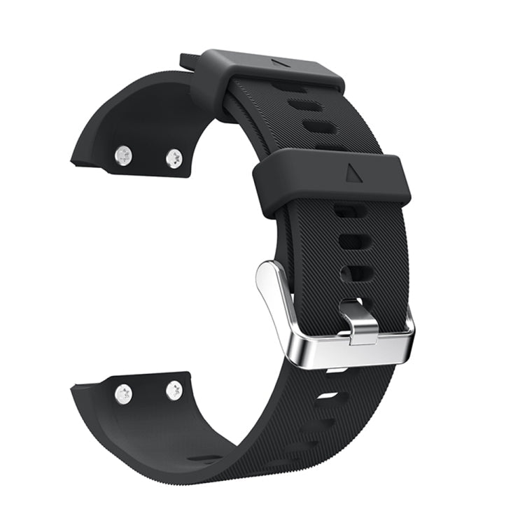 Silicone Sport Watch Band for Garmin Forerunner 35(Black)