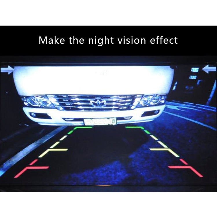 720×540 Effective Pixel PAL 50HZ / NTSC 60HZ CMOS II Universal Waterproof Car Rear View Backup Camera, DC 12V, Wire Length: 4m