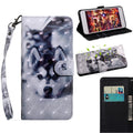 3D Painting Pattern Coloured Drawing Horizontal Flip TPU + PU Leather Case with Holder & Card Slots & Wallet, For Galaxy A40, For Galaxy A70