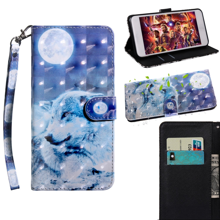 3D Painting Pattern Coloured Drawing Horizontal Flip TPU + PU Leather Case with Holder & Card Slots & Wallet, For Galaxy A40, For Galaxy A70