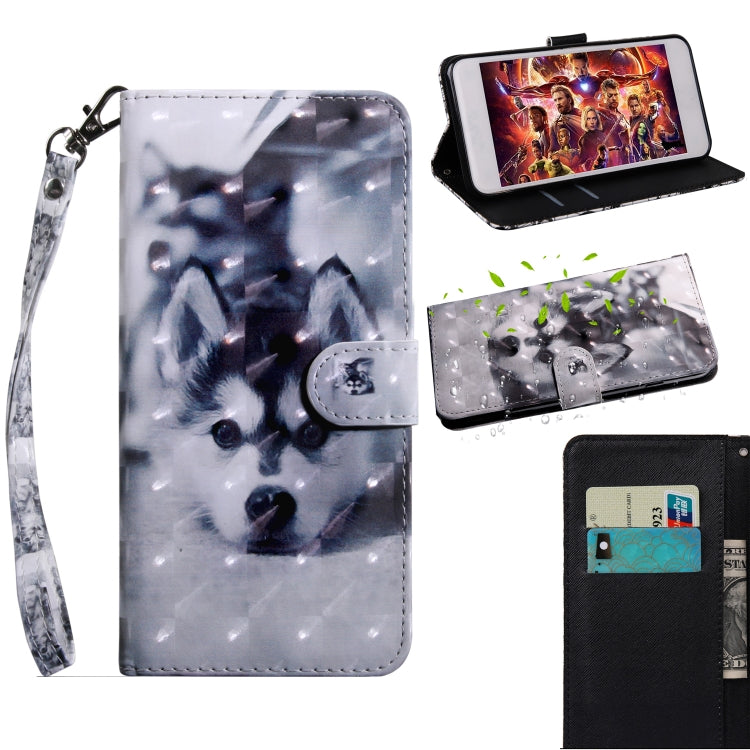 3D Painting Pattern Coloured Drawing Horizontal Flip TPU + PU Leather Case with Holder & Card Slots & Wallet, For Huawei Honor 9 Lite, For Honor 9 Lite