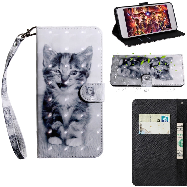 3D Painting Pattern Coloured Drawing Horizontal Flip TPU + PU Leather Case with Holder & Card Slots & Wallet, For Huawei Honor 9 Lite, For Honor 9 Lite