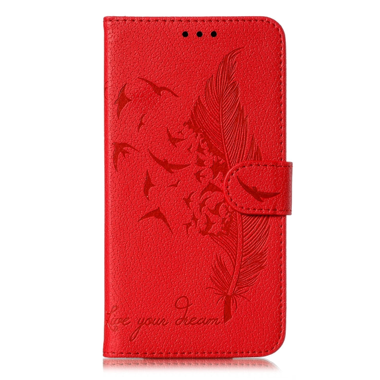 Feather Pattern Litchi Texture Horizontal Flip Leather Case with Wallet & Holder & Card Slots, For Huawei Y5 (2019) / Honor 8S, For Huawei Y6 (2019) / Honor Play 8A, For Huawei Y7 (2019), For Huawei Y9 (2019)