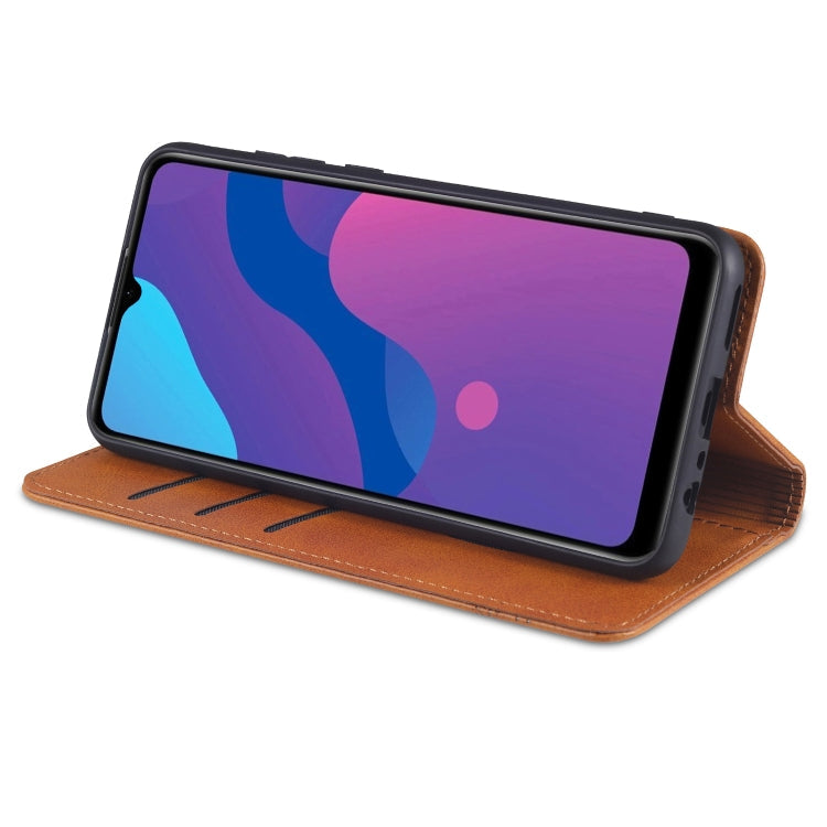 AZNS Magnetic Calf Texture Horizontal Flip Leather Case with Card Slots & Holder & Wallet, For OPPO A15, For vivo Y20, For vivo Y70s / Y51s / IQOO U1, For Samsung Galaxy A42 5G