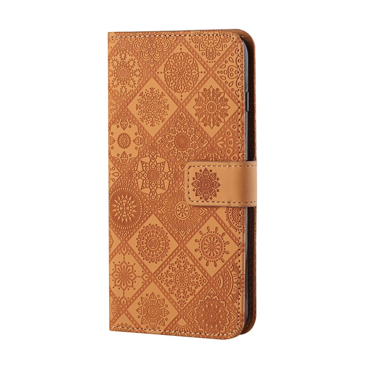 Ethnic Style Embossed Pattern Horizontal Flip Leather Case with Holder & Card Slots & Wallet & Lanyard, For iPhone 6, For iPhone 6 Plus, For iPhone 8 Plus / 7 Plus