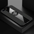 XINLI Stitching Cloth Textue Shockproof TPU Protective Case with Ring Holder, For iPhone 8 / 7, For iPhone 8 Plus / 7 Plus, For iPhone X / XS, For iPhone XR