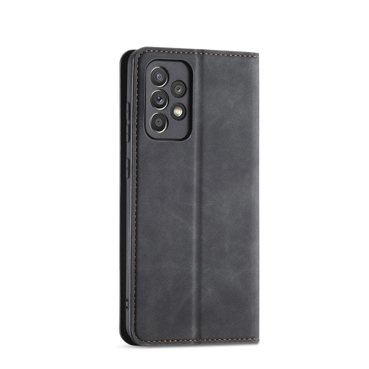 Forwenw Dream Series Oil Edge Strong Magnetism Horizontal Flip Leather Case with Holder & Card Slots & Wallet & Photo Frame, For Samsung Galaxy A52 5G / 4G, For Samsung Galaxy A72 5G / 4G