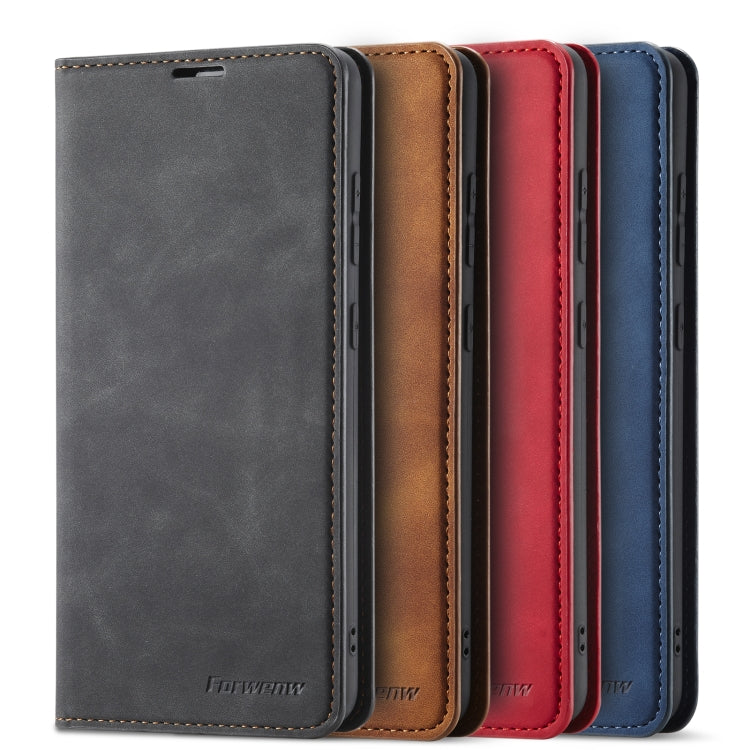 Forwenw Dream Series Oil Edge Strong Magnetism Horizontal Flip Leather Case with Holder & Card Slots & Wallet & Photo Frame, For Samsung Galaxy A52 5G / 4G, For Samsung Galaxy A72 5G / 4G