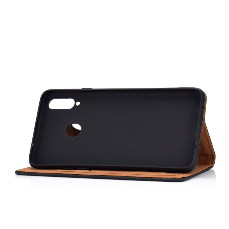 Solid Color Magnetic Horizontal Flip Leather Case with Card Slot & Holder, For Galaxy A10s, For Galaxy A30, For Galaxy A40, For Galaxy A50, For Galaxy Note 10