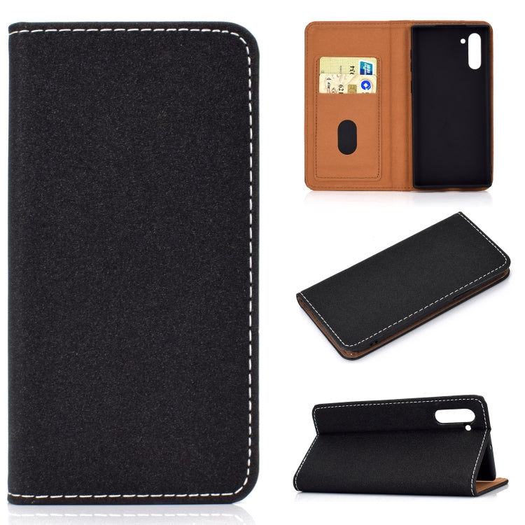 Solid Color Magnetic Horizontal Flip Leather Case with Card Slot & Holder, For Galaxy A10s, For Galaxy A30, For Galaxy A40, For Galaxy A50