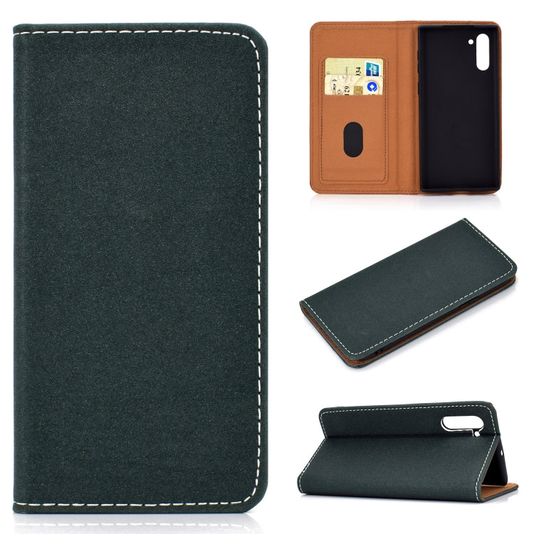 Solid Color Magnetic Horizontal Flip Leather Case with Card Slot & Holder, For Galaxy A10s, For Galaxy A30, For Galaxy A40, For Galaxy A50