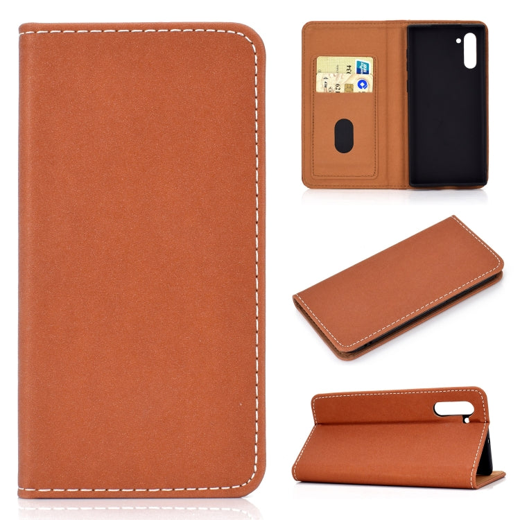 Solid Color Magnetic Horizontal Flip Leather Case with Card Slot & Holder, For Galaxy A10s, For Galaxy A30, For Galaxy A40, For Galaxy A50