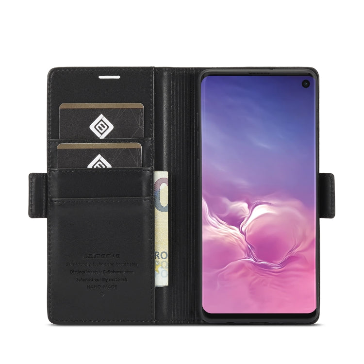 LC.IMEEKE Magnetic Buckle PU + TPU Horizontal Flip Leather Case with Holder & Card Slots & Wallet, For Samsung Galaxy S10, For Samsung Galaxy S10+, For Samsung Galaxy S20, For Samsung Galaxy S20+