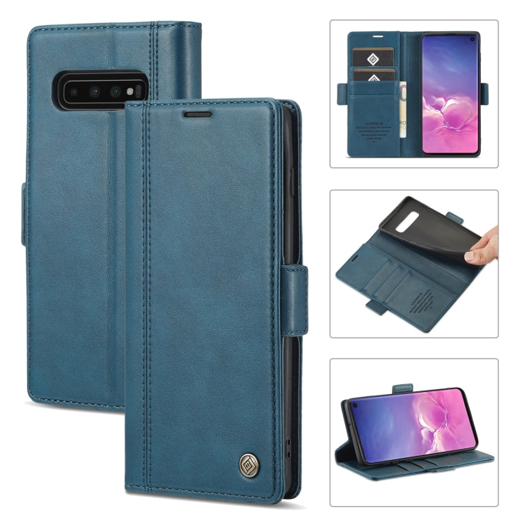 LC.IMEEKE Magnetic Buckle PU + TPU Horizontal Flip Leather Case with Holder & Card Slots & Wallet, For Samsung Galaxy S10, For Samsung Galaxy S10+, For Samsung Galaxy S20, For Samsung Galaxy S20+