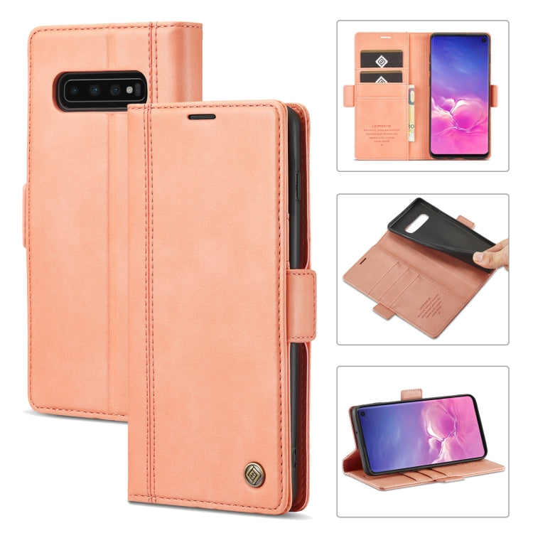 LC.IMEEKE Magnetic Buckle PU + TPU Horizontal Flip Leather Case with Holder & Card Slots & Wallet, For Samsung Galaxy S10, For Samsung Galaxy S10+, For Samsung Galaxy S20, For Samsung Galaxy S20+