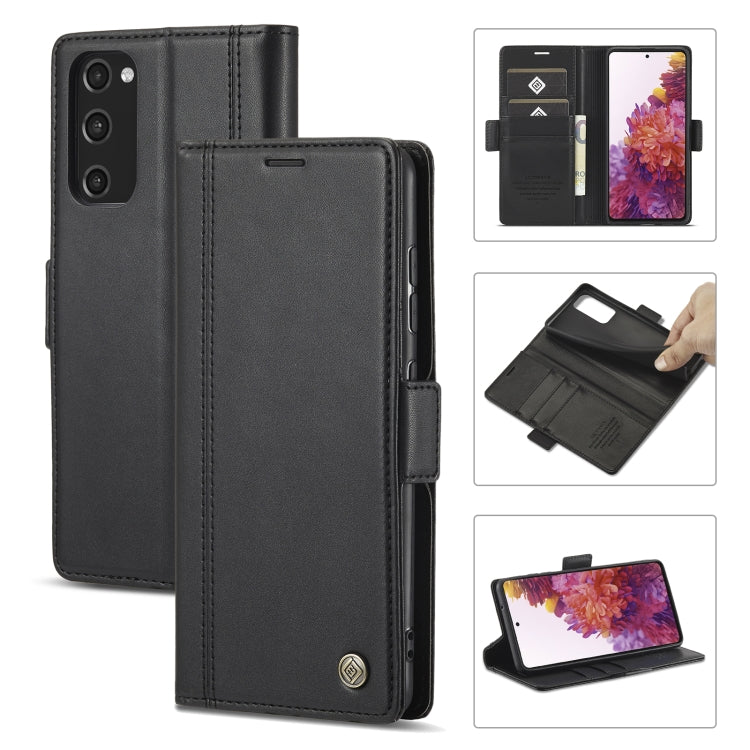 LC.IMEEKE Magnetic Buckle PU + TPU Horizontal Flip Leather Case with Holder & Card Slots & Wallet, For Samsung Galaxy S10, For Samsung Galaxy S10+, For Samsung Galaxy S20, For Samsung Galaxy S20+