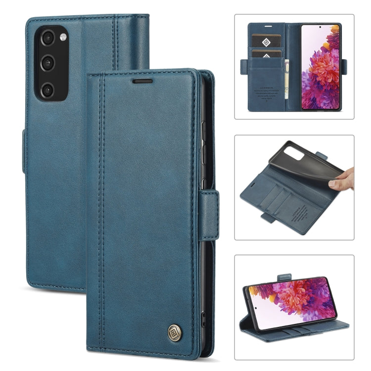 LC.IMEEKE Magnetic Buckle PU + TPU Horizontal Flip Leather Case with Holder & Card Slots & Wallet, For Samsung Galaxy S20 FE, For Samsung Galaxy S21 5G, For Samsung Galaxy S21+ 5G, For Samsung Galaxy S21 FE 5G