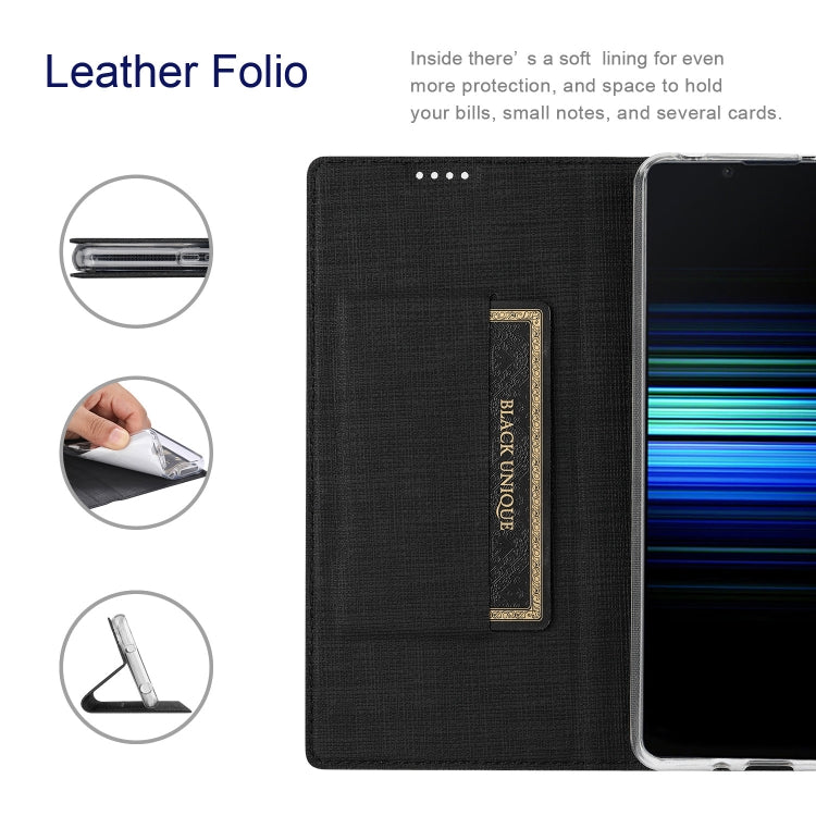 ViLi DMX Series Shockproof TPU + PU Leather Magnetic Attraction Horizontal Flip Case with Card Slot & Holder, For Sony Xperia 5 III, For Sharp Aquos R6
