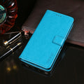 idewei Crazy Horse Texture Leather Case with Holder & Card Slots & Wallet, For Meizu 18x