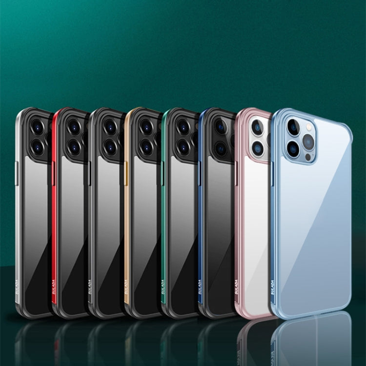 SULADA Metal Frame + Nano Glass + TPU Phone Case, For iPhone 13 Pro Max