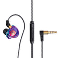 QKZ ZEN In-ear Subwoofer Wire-controlled Music Running Sports Earphone with Mic