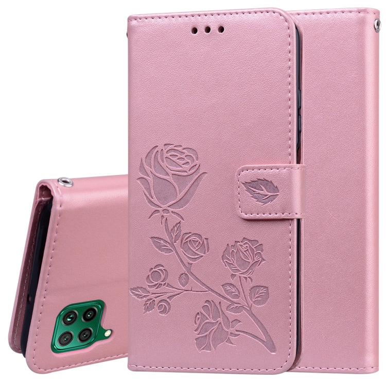 Rose Embossed Horizontal Flip PU Leather Case with Holder & Card Slots & Wallet, For Xiaomi Redmi Note 9 Pro, For Huawei P40, For Huawei P40 Lite, For Galaxy M31