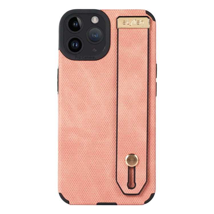 Wrist Strap TPU Leather Phone Case, For iPhone 11 Pro Max, For iPhone 14