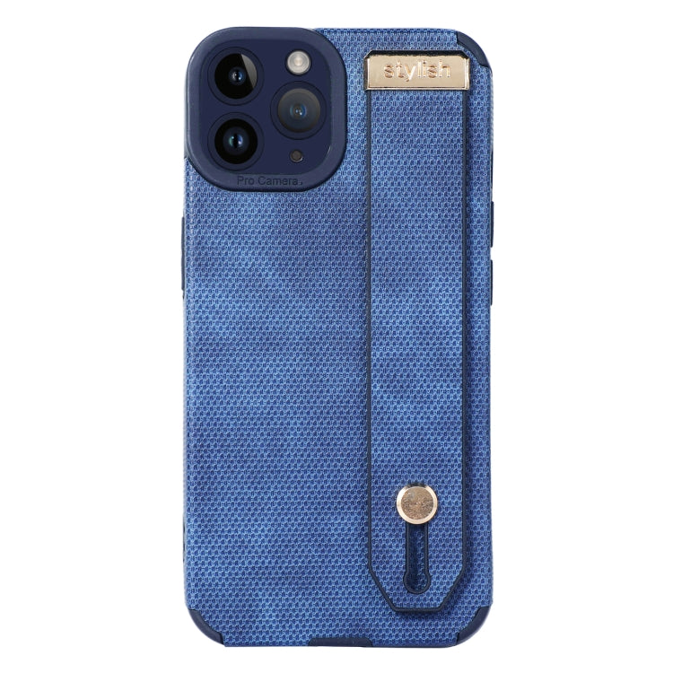 Wrist Strap TPU Leather Phone Case, For iPhone 11 Pro Max, For iPhone 14