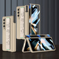 GKK Magnetic Fold Hinge Shockproof Phone Case with Wrist Strap, For Samsung Galaxy Z Fold4
