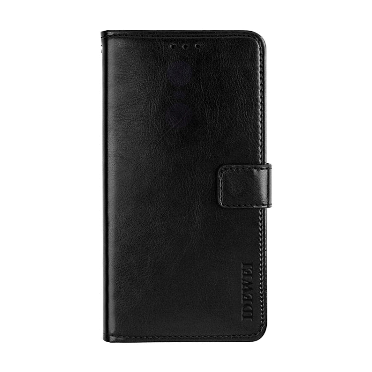 idewei Crazy Horse Texture Horizontal Flip Leather Case with Holder & Card Slots & Wallet, For Alcatel 1V 2019 No Fingerprint, For Wiko Y60