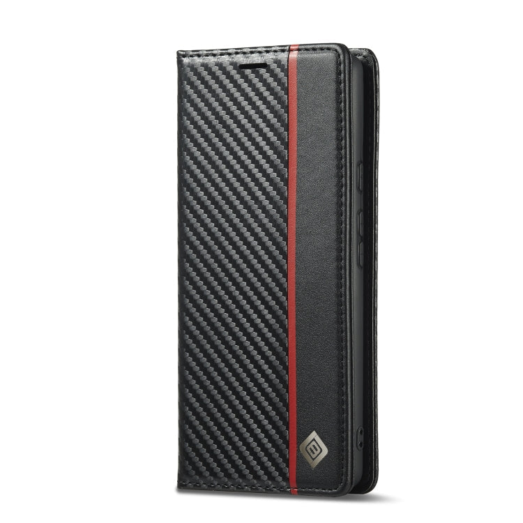 LC.IMEEKE Carbon Fiber Leather Phone Case, For Google Pixel 6a, For Samsung Galaxy A34 5G