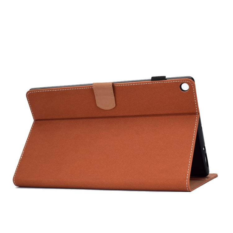 Solid Color Tablet PC Universal Magnetic Horizontal Flip Leather Case with Card Slots & Holder, For Kindle Fire HD10 2015 / 2017, For Kindle Paperwhite 4 / 3 / 2 / 1, For Galaxy Tab A 10.1(2016) T580, For Galaxy Tab A 10.1(2019) T510