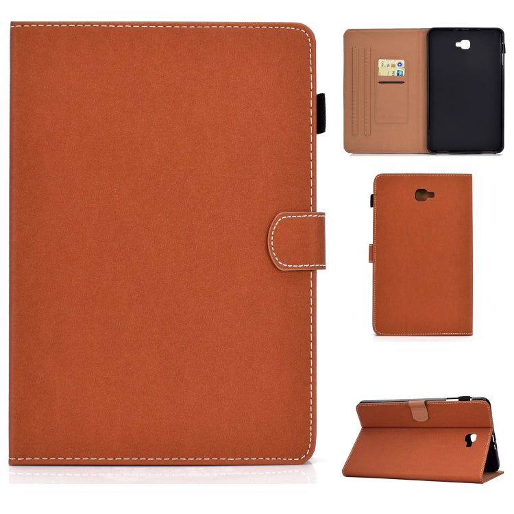 Solid Color Tablet PC Universal Magnetic Horizontal Flip Leather Case with Card Slots & Holder, For Kindle Fire HD8 2016 / 2017, For Kindle Fire HD10 2015 / 2017, For Kindle Paperwhite 4 / 3 / 2 / 1, For Galaxy Tab A 10.1(2016) T580