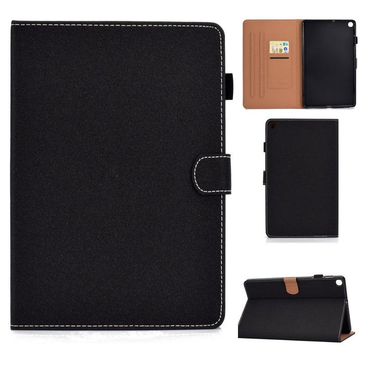 Solid Color Tablet PC Universal Magnetic Horizontal Flip Leather Case with Card Slots & Holder, For Kindle Fire HD8 2016 / 2017, For Kindle Fire HD10 2015 / 2017, For Kindle Paperwhite 4 / 3 / 2 / 1, For Galaxy Tab A 10.1(2016) T580