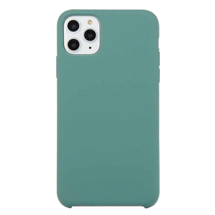 For iPhone 11 Solid Color Solid Silicone  Shockproof Case (Hibiscus Pink), For iPhone 11