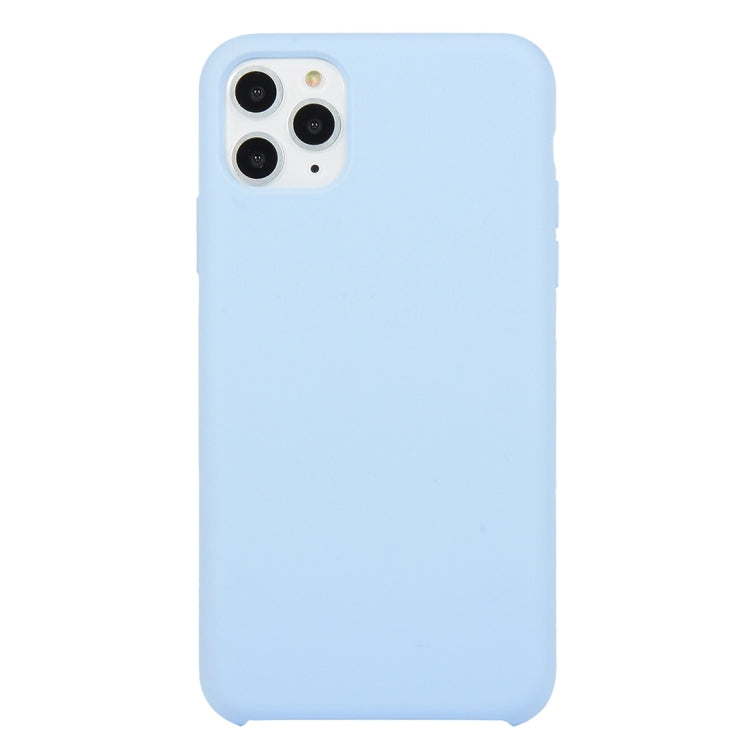 For iPhone 11 Solid Color Solid Silicone  Shockproof Case (Hibiscus Pink), For iPhone 11