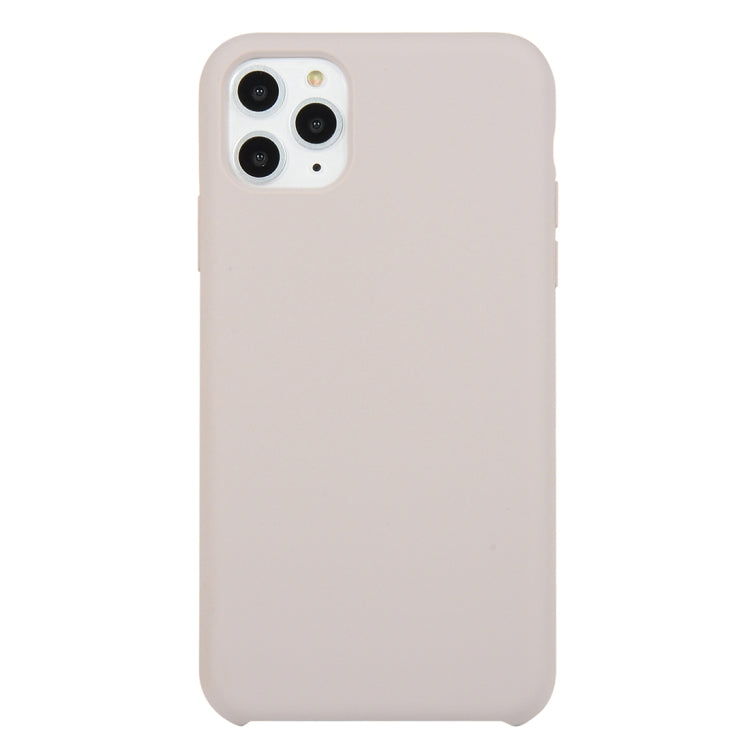 For iPhone 11 Solid Color Solid Silicone  Shockproof Case (Hibiscus Pink), For iPhone 11