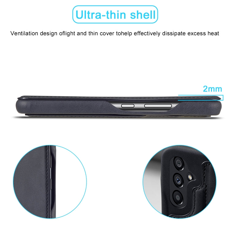LC.IMEEKE Hon Ancient Series Horizontal Flip Leather Phone Case, For Samsung Galaxy A54 5G