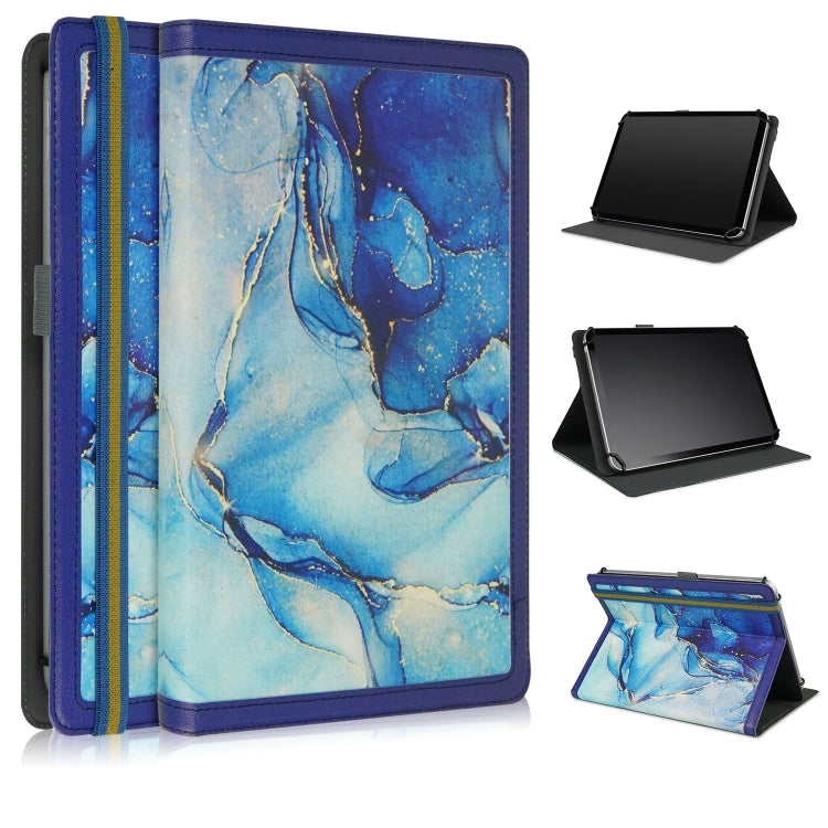 Marble Pattern Stitching Leather Tablet Case, For 10 inch
