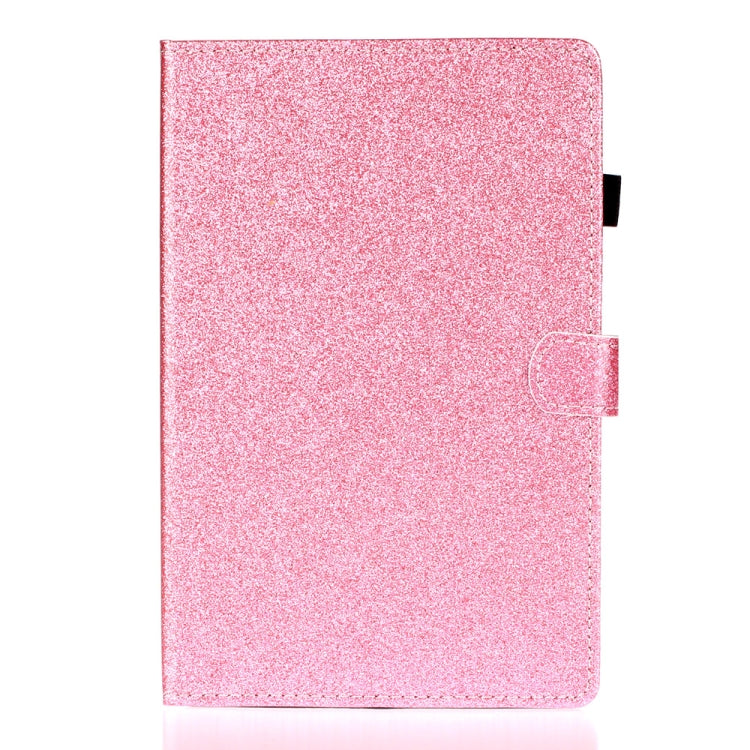 Glossy Glitter Powder Horizontal Flip Leather Case with Holder & Card Slot & Sleep / Wake-up Function, For Huawei MediaPad M5 lite, For Lenovo Tab M10 Plus TB-X606F, For Lenovo Tab M10 TB-X605F / X505