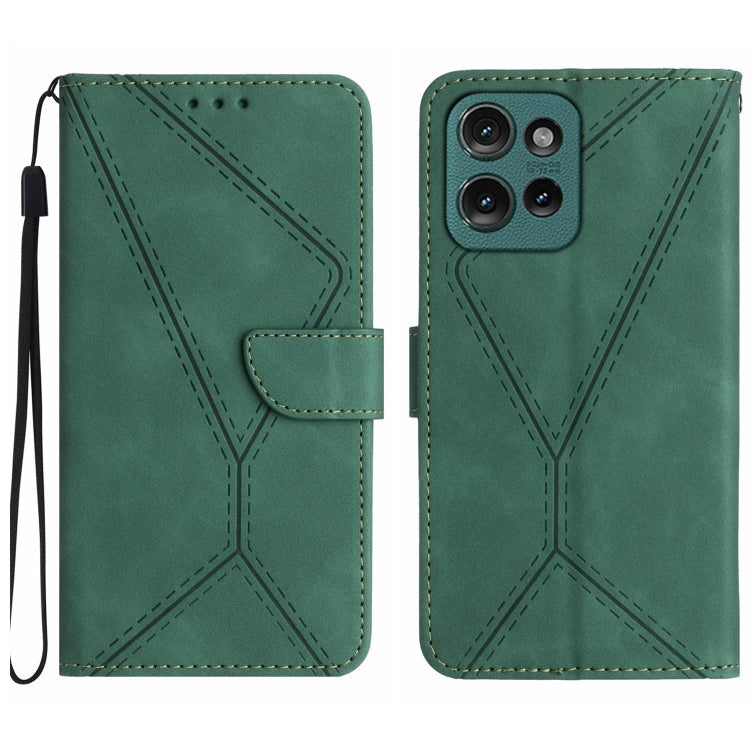 Stitching Embossed Leather Phone Case, For Motorola Moto G Play 2025, For Motorola Moto G75 5G, For Motorola Moto G35 5G, For Motorola Moto G55 5G