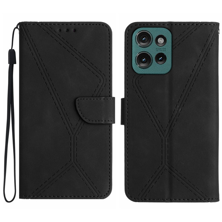 Stitching Embossed Leather Phone Case, For Motorola Moto G Stylus 5G 2025, For Motorola Moto G05, For Motorola Moto G15, For Motorola Moto G 5G 2025