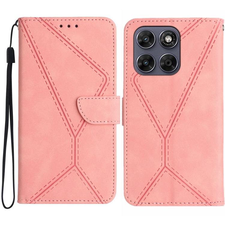 Stitching Embossed Leather Phone Case, For Motorola Moto G37 5G, For Motorola Edge 70 Pro 5G, For Motorola Edge 70 Fusion 5G, For Motorola Moto G67 5G / G77 5G