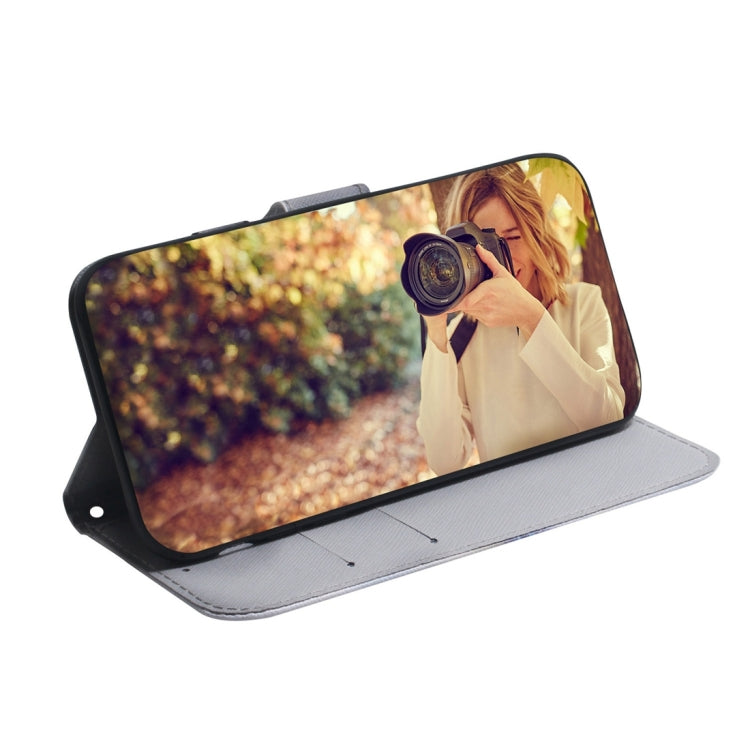 Coloured Drawing Flip Leather Phone Case, For Tecno Pova 5