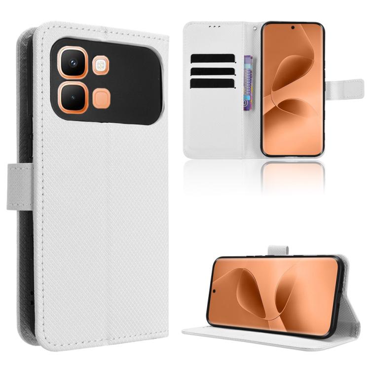 Diamond Texture Leather Phone Case, For Infinix GT 50 Pro 5G, For Infinix Note 60 Ultra 5G, For Infinix Note Edge 5G, For Infinix Smart 20 4G