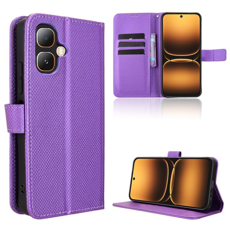 Diamond Texture Leather Phone Case, For Infinix GT 50 Pro 5G, For Infinix Note 60 Ultra 5G, For Infinix Note Edge 5G, For Infinix Smart 20 4G
