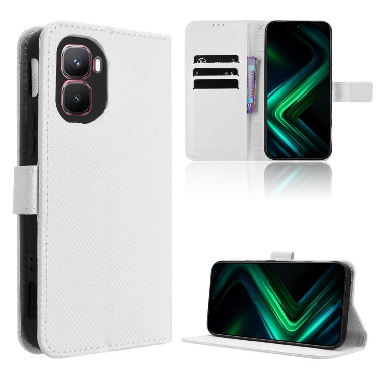 Diamond Texture Leather Phone Case, For Infinix GT 50 Pro 5G, For Infinix Note 60 Ultra 5G, For Infinix Note Edge 5G, For Infinix Smart 20 4G