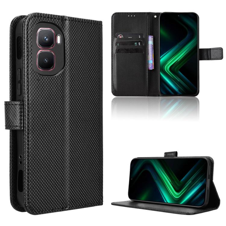 Diamond Texture Leather Phone Case, For Infinix GT 50 Pro 5G, For Infinix Note 60 Ultra 5G, For Infinix Note Edge 5G, For Infinix Smart 20 4G