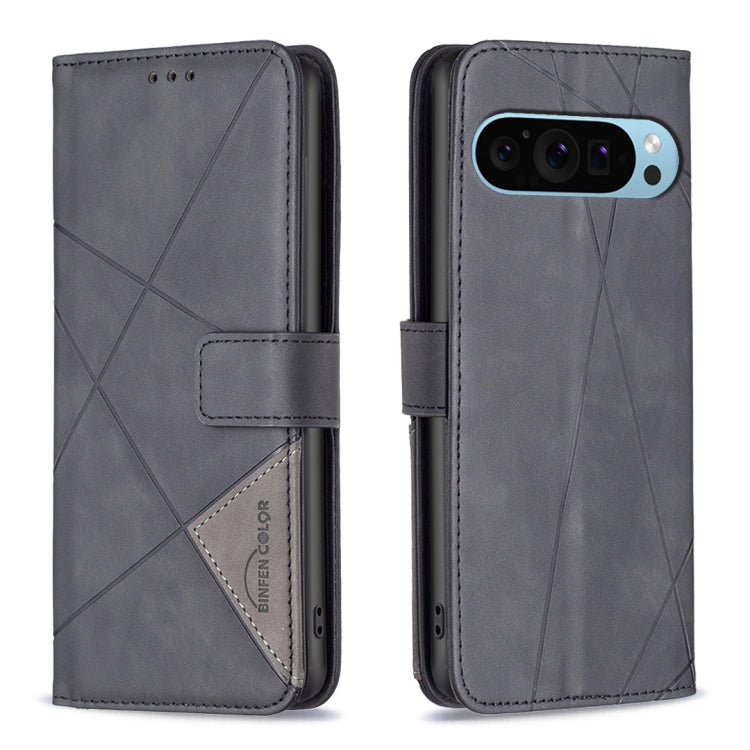 Magnetic Buckle Rhombus Texture Leather Phone Case, For Google Pixel 9, For Google Pixel 8a, For Google Pixel 8 Pro, For Google Pixel 8
